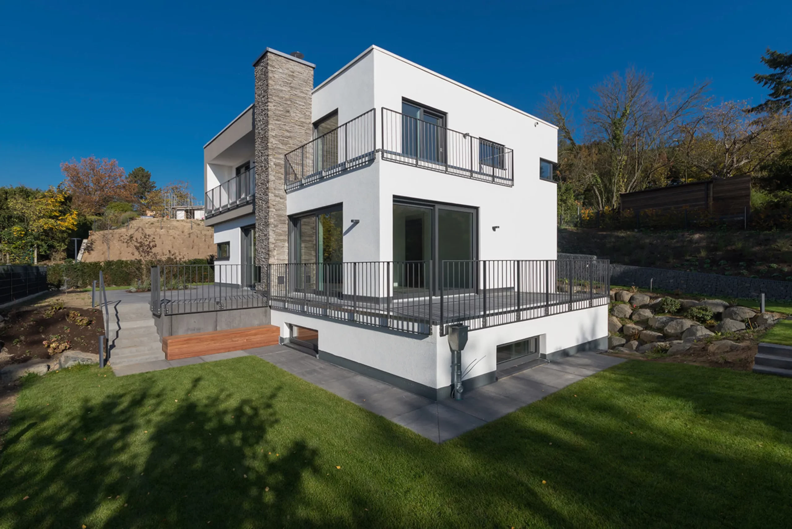 Neubau von drei Einfamilienhäusern, Wiesbaden