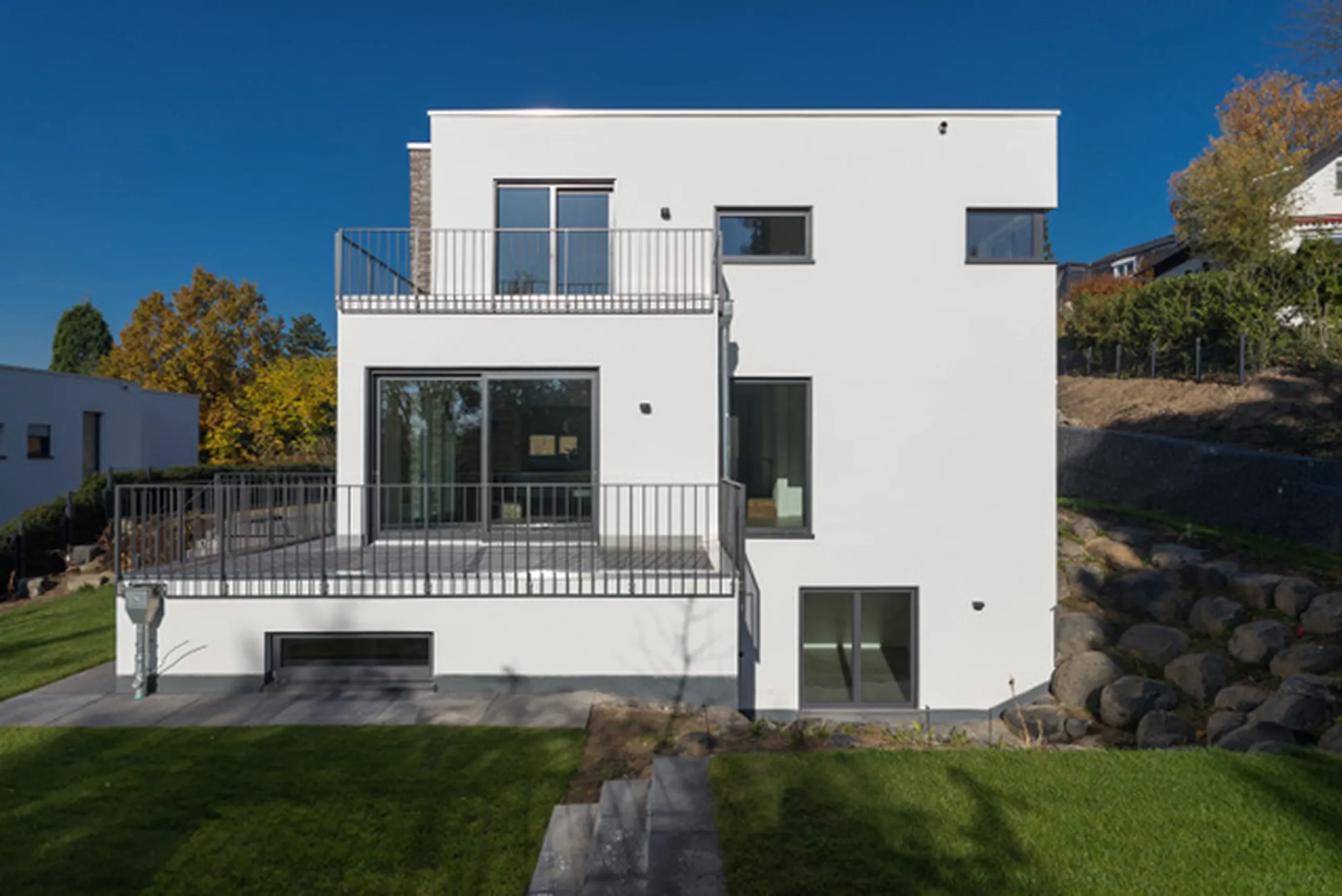 Neubau von drei Einfamilienhäusern, Wiesbaden