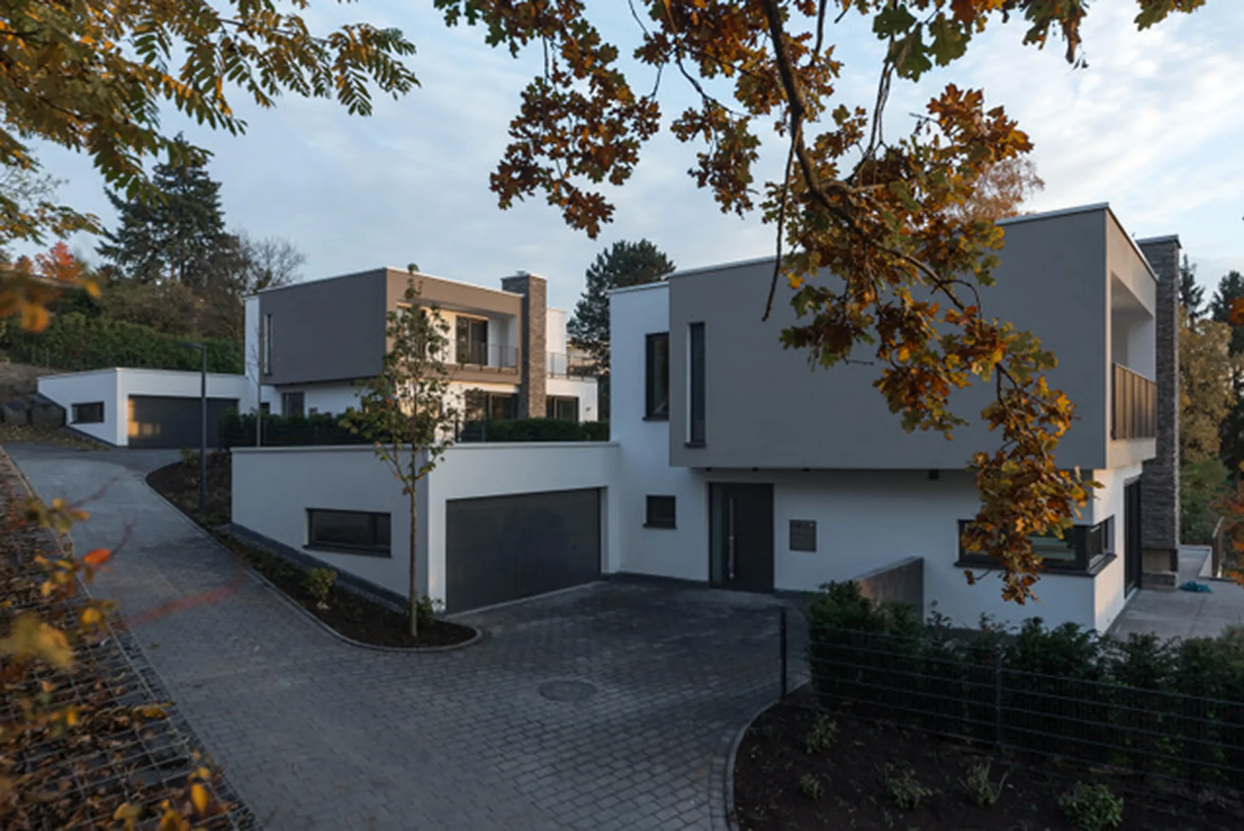 Neubau von drei Einfamilienhäusern, Wiesbaden