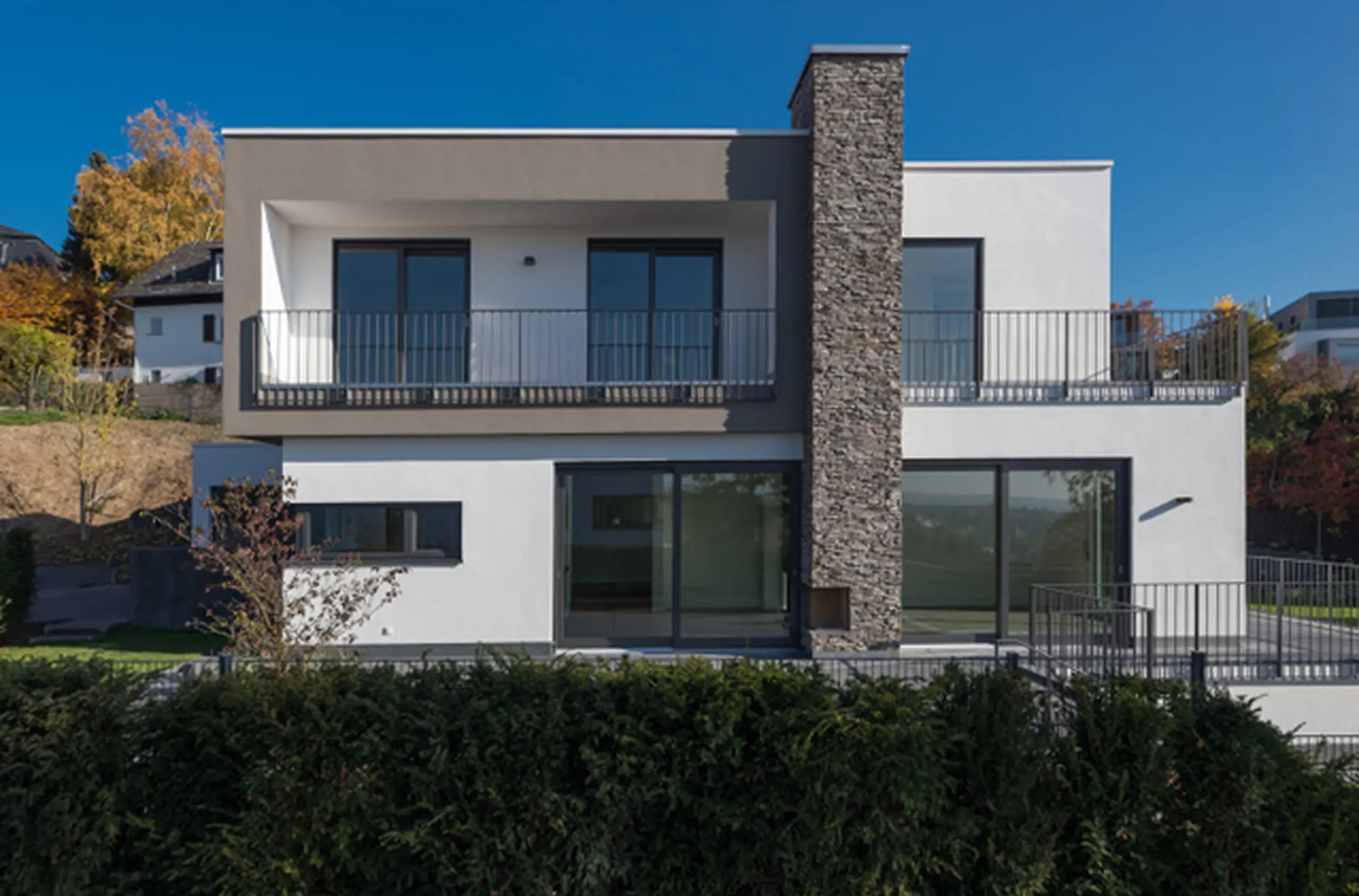 Neubau von drei Einfamilienhäusern, Wiesbaden